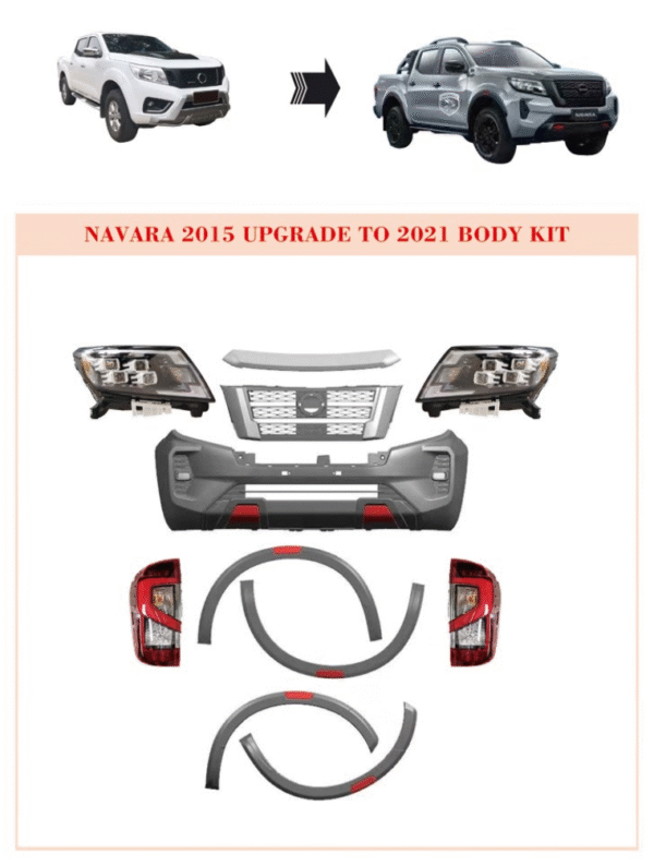 Navara 2015 Upgrade to 2021 Body Kit - Image 2