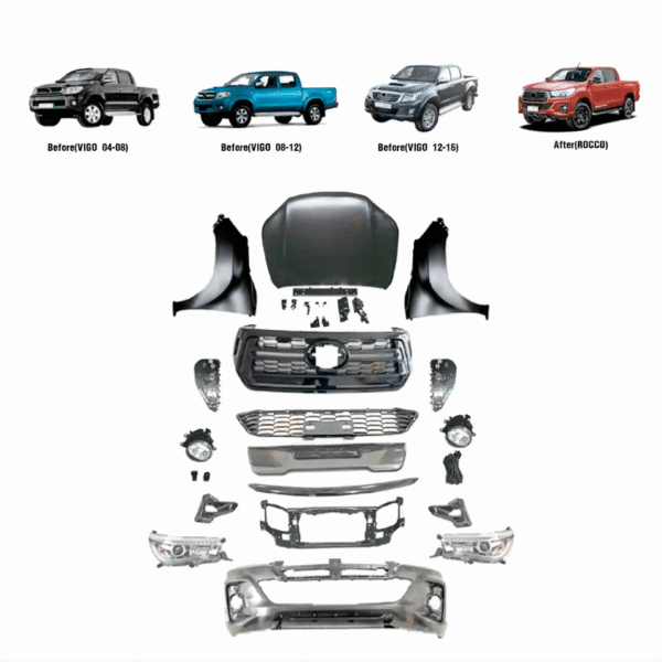 Hilux Vigo Upgrade to Rocco 2018 Body Kit - Image 2