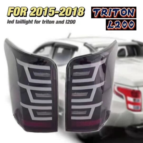 Modified Tail Light Lamp Pair For Mitsubishi L200 Pickup 2015+ - Image 2