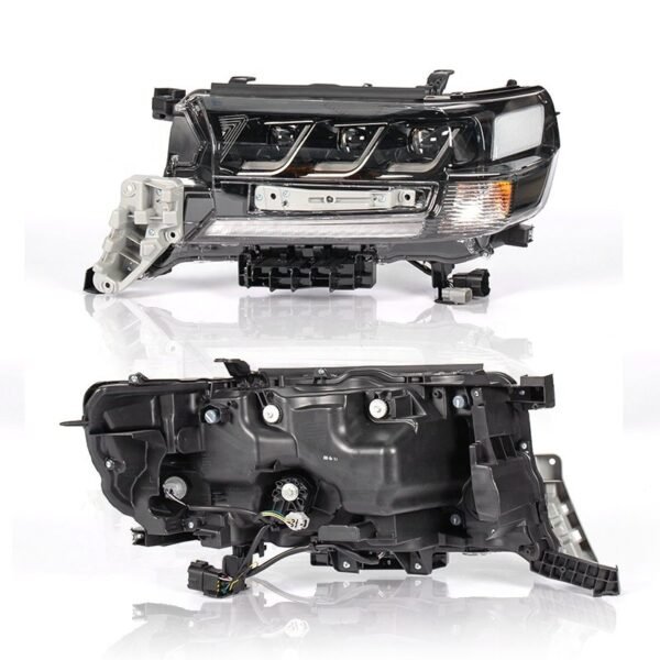 Modified three eyes Headlamps for Toyota Land Cruiser LC200 2016