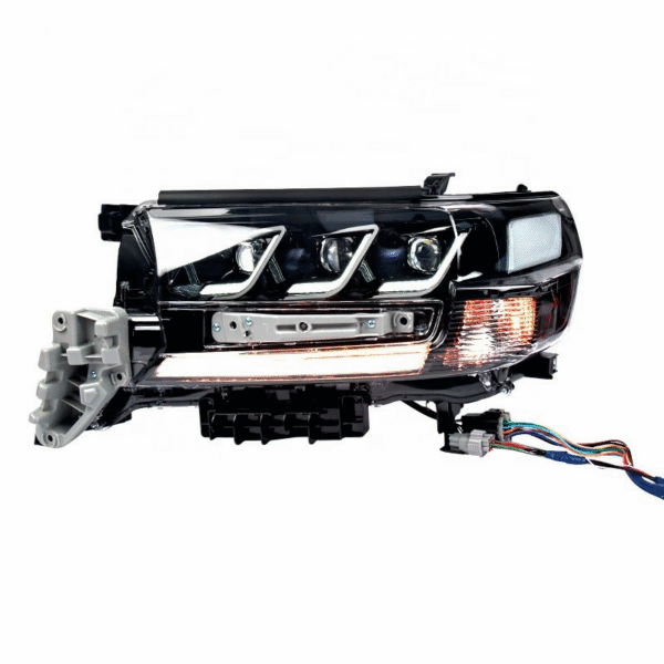 Modified three eyes Headlamps for Toyota Land Cruiser LC200 2016 - Image 2